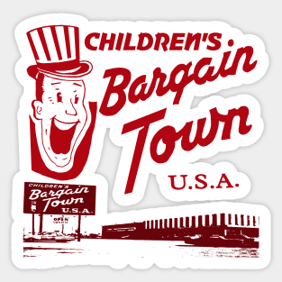 Bargain Town Sticker